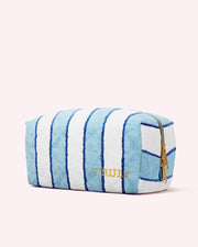 Dark & Light blue face towel bag